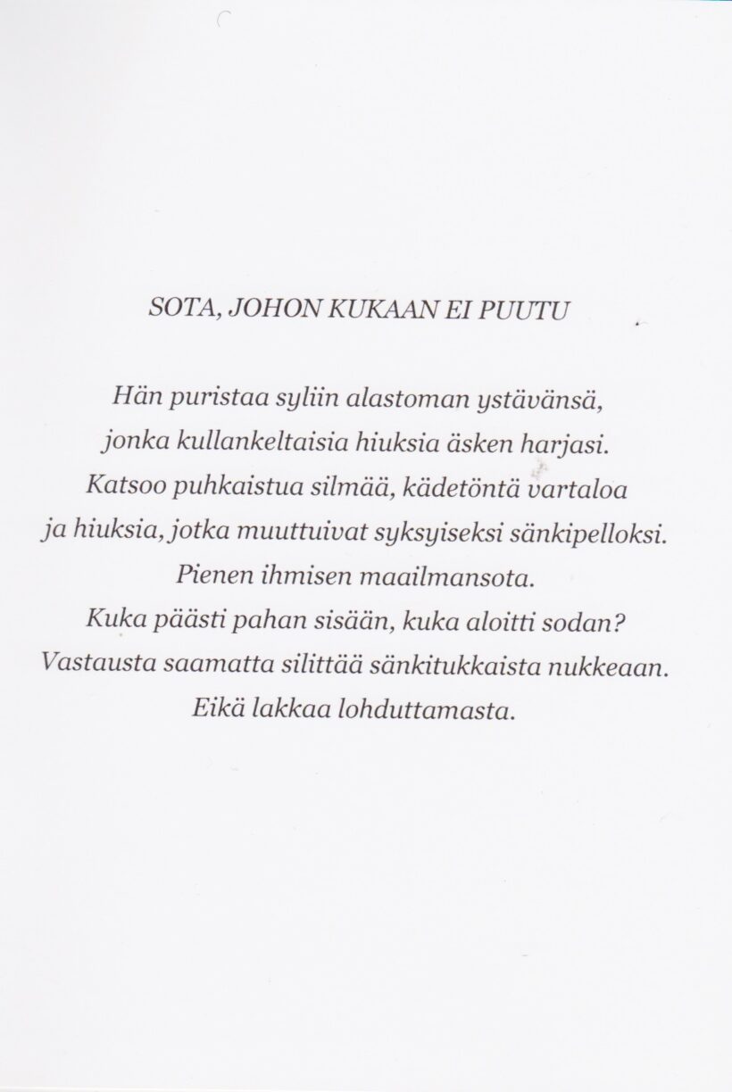 LIVED Kortti "Sota, johon ei kukaan puutu" - Image 2