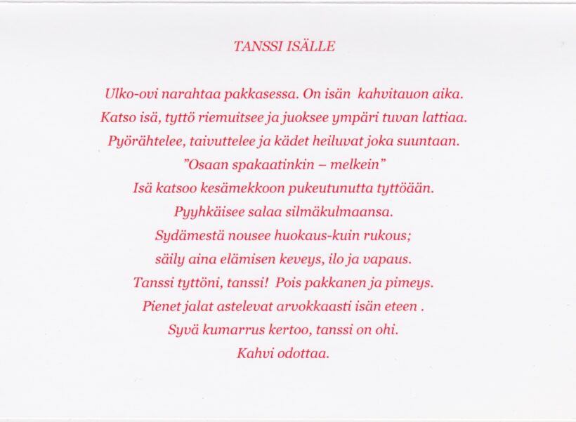 LIVED Kortti "Tanssi isälle" - Image 2