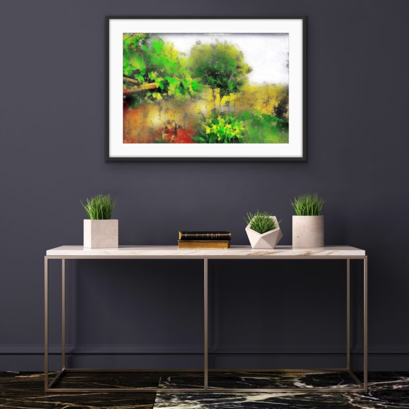 Ben Bronstein: Grapes and Tree in the Garden (Canvas-taulu) - Image 2