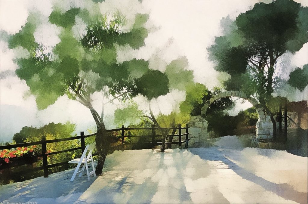 Ben Bronstein: Early in the Garden (Canvas-taulu)