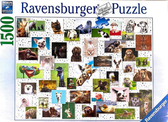 Palapeli Ravensburger 1500 palaa