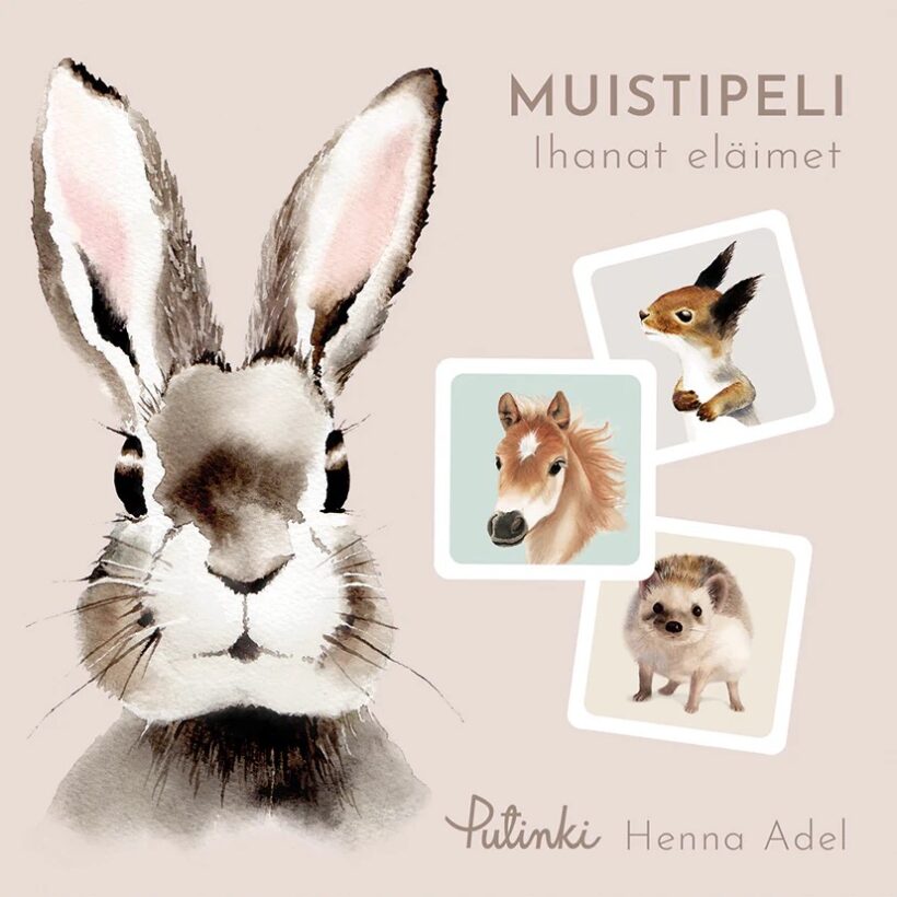 Muistipeli Henna Adel - Ihanat eläimet