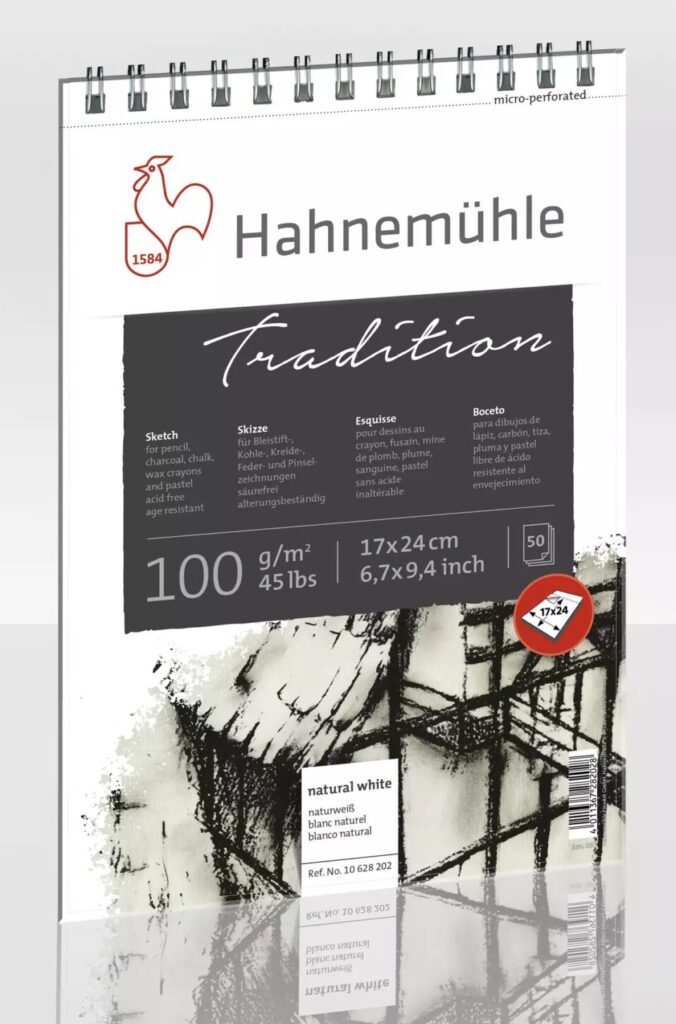 Hahnemühle luonnoskirja "Tradition"