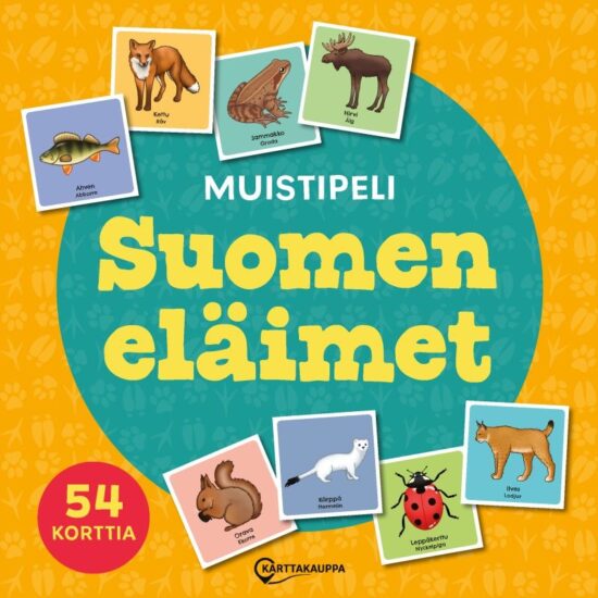 Muistipeli Suomen eläimet