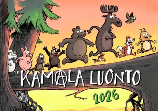 Vehniäinen, Lappalainen: Kamala luonto seinäkalenteri 2026