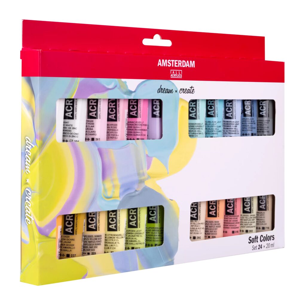 Amsterdam Acrylic SET 24x20ml soft colors