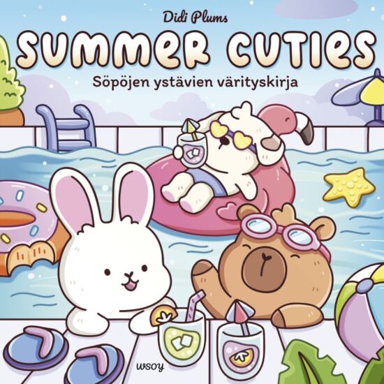 Plums, Didi: Summer Cuties Söpöjen ystävien värityskirja