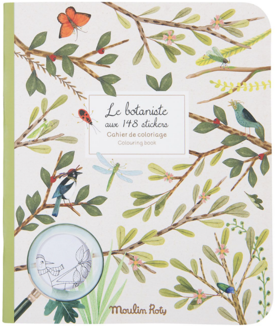 Värityskirja tarroilla - The Botanist